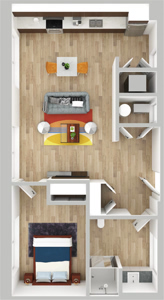 One Bedroom / One Bath