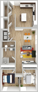 Two Bedroom / One Bath
